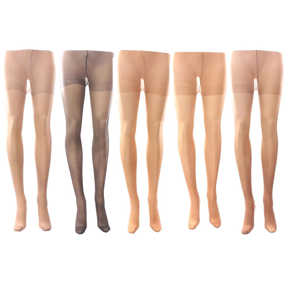 BRITWEAR 3 x Ladies Women 15 Denier 100% Nylon Tights Hosiery
