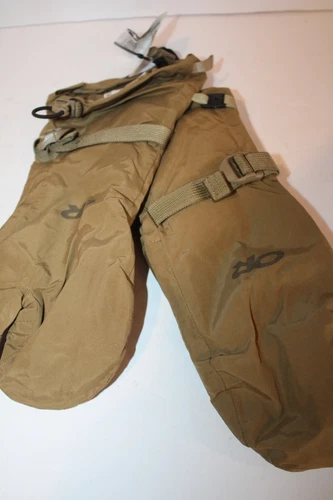 Outdoor Research AGS Firebrand TF Trigger Finger Mitts Small Coyote Brown NWT