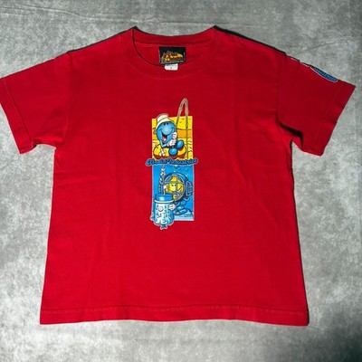 VTG 90s World Industries Wet Willy Fishing  T-Shirt Red Small Skate GRAIL