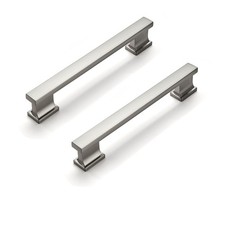 LIMUR 10 Pack 5 Inch 128 mm Hole Center Cabinet Pulls Brushed Nickel Cabine...
