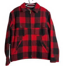 John Rich and Bros Woolrich Jacket Men's Medium Wool Pockets Coat