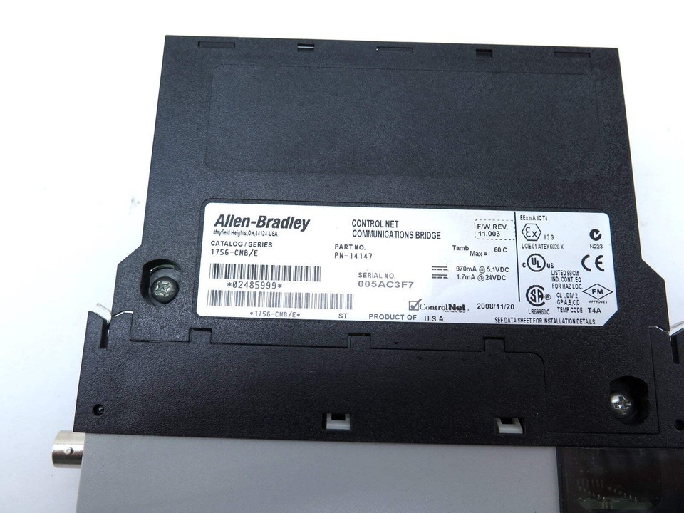 Allen-Bradley 1756-CNB/E ControlNet Communication Bridge | eBay