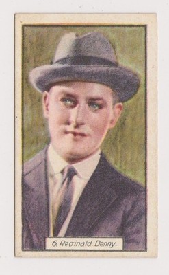 Reginald Denny 1920s era BAT Cinema Stars (BAMT) Tobacco Card #6 - Film Star