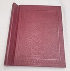 Rare Red Mohawk Album USED VINTAGE OLD 1 Page STAMP STOCK BOOK MADE IN U. S. A.