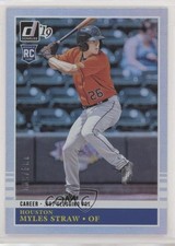 2019 Panini Donruss Retro 1985 Career Stat Line 134/500 Myles Straw #234 13jj