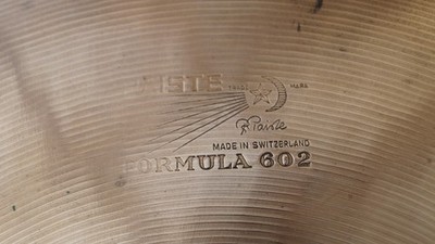 Vintage Paiste Formula 602 Sound Edge Hi-Hat 14'' seltene Pre Serial 60er Jahre