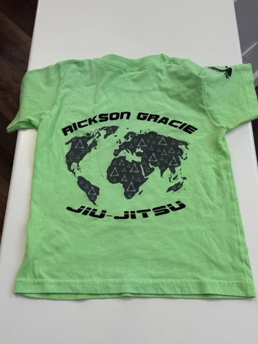 Rickson Gracie Jiu-Jitsu Kids T Shirt Size 6 Used - Picture 8 of 8