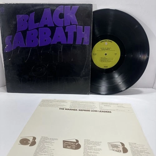 BLACK SABBATH ~ Master Of Reality LP VINYL 1971 WB BS 2562 1ST PRESS  VG / G+