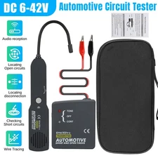 Automotive Short and Open Finder Circuit Tester DC 6-42V Car Wire Tracker Tool