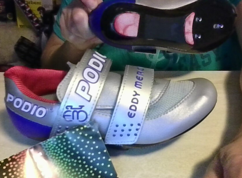 NWT! Eddy Merckx Podio Cool Cycling Shoes Men's 38 Lorica Carbon SFS 2000 Italy