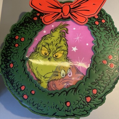 Dr. Seuss' How the Grinch Stole Christmas! Wreath Crossbody Bag