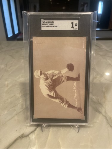 1947-66 Exponate Pee Wee Reese Ball teilweise sichtbar SGC 1 - Bild 3 von 4