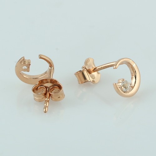 Earrings For Women Topaz 925 Sterling Silver Handmade jewelry - Picture 3 of 6