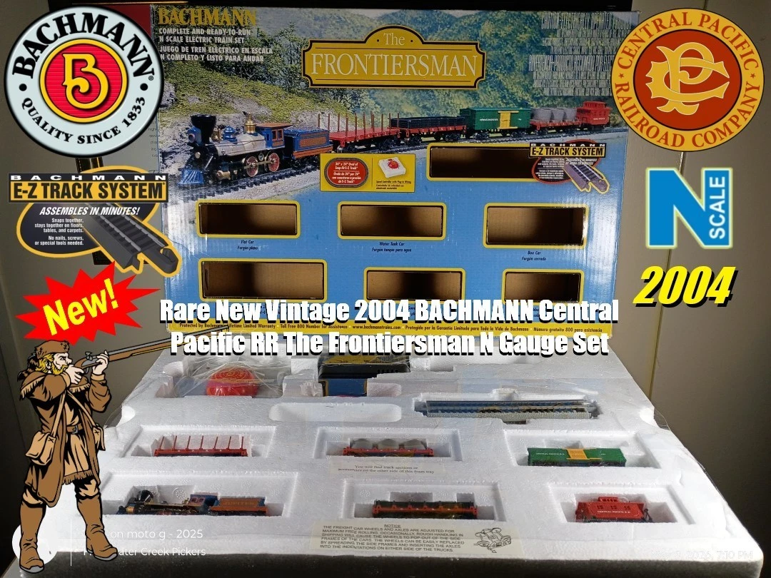 Bachmann N with Vintage Model Railroad Starter Sets & Packs for