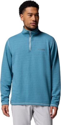 Columbia Men's Slack Tide Quarter Zip SMALL-Crushed blue/cloudburst