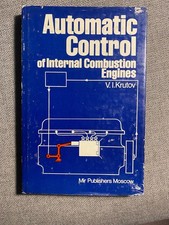 Automatic Control of Internal Combustion Engines by V. I. Krutov Mir Publishers