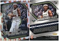 2025 Panini Prizm WNBA #96 Myisha Hines-Allen WNBA Logo Prizms