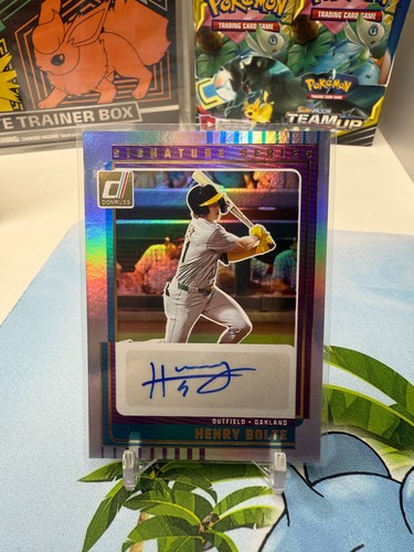 2025 Panini Donruss Signature Series Henry Bolte Auto #SG-HBT