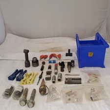 Lot of Assorted Brass Plumb Bob,Cable Stripper,Drill Chuk & other Tools LOT 177