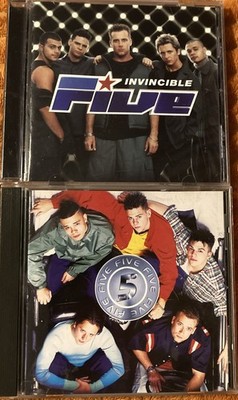 Lot Of 2 Five CD s Invincible Five. And Five (self-titled) No Scratches On CD s