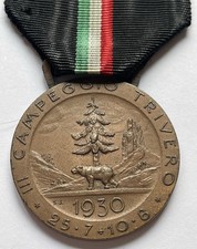 Medaglia Campeggio Trivero 1930 Legione AGF Avanguardia Giovan  C. Crosa Biella