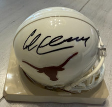 Signed Autograph Earl Campbell Texas Longhorns Mini Helmet