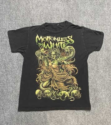 Motionless In White T Shirt Mens Medium Black Band Medusa 2010s Metal Goth Emo