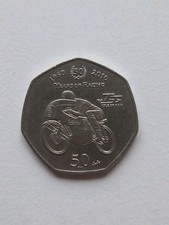 Isle of Man 2010 TT 50p Coin 50 Years of Suzuki IOM Manx