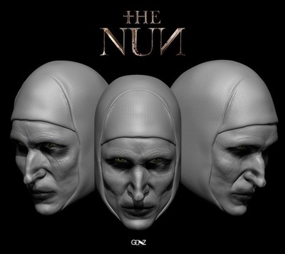 The Nun Marvel Legends Unpainted Head Custom Action Figure 1/12