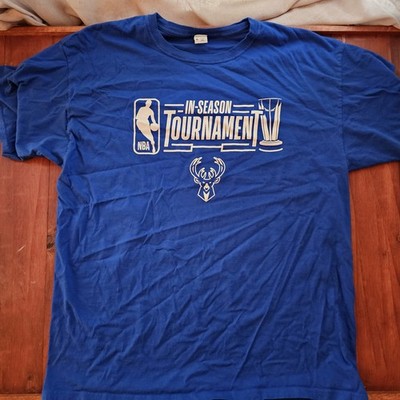Milwaukee Bucks In Season Tournament NBA Basketball T Shirt XL SGA