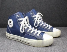 PF Flyers Made in USA Center HI Blue High Tops Mens Size 7 (6.5) Womens 9 (8.5)