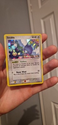 Swablu 76 Reverse Holo Smaragd Pokemon Karte Neuwertig Packfrisch
