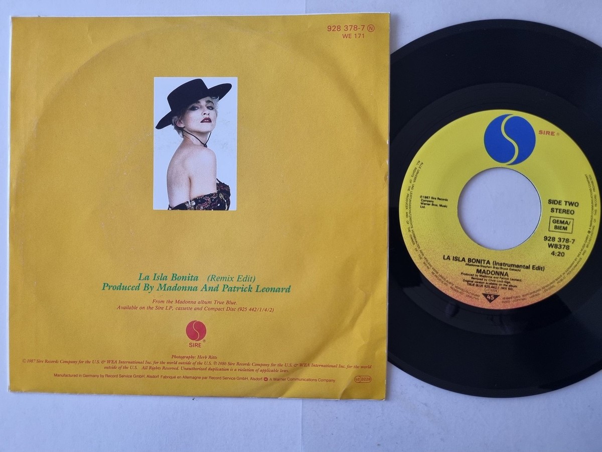 Madonna - La Isla Bonita 7'' Vinyl Germany | eBay