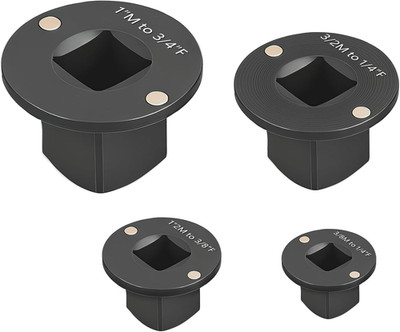 4Pcs Low Profile Impact Socket Adapter Set, Low Profile Socket Adapter Drive Rat