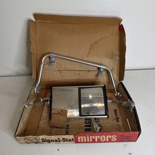 Vintage All Aluminum Junior West Coast Truck Tow Mirror Original Signal Stat Vintage All Aluminum Junior West Coast Truck Tow Mirror Original Signal Stat