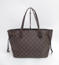 Autentica borsa a mano Louis Vuitton Damier Ebene Neverfull PM F#51319