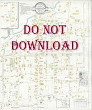 1933  Sharptown  Maryland street map 17"X20" Posters Great Detail