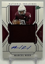 2025 National Treasures Collegiate Marcel Reed RPA /49 Texas A&M Auto On Card
