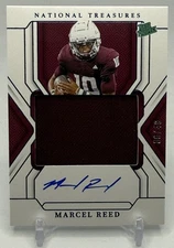 2025 National Treasures Collegiate Marcel Reed RPA /49 Texas A&M Auto On Card