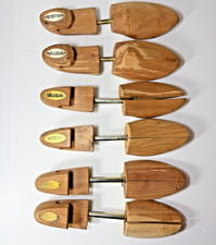 3 Pairs Nordstrom Cedar Shoe Trees sz M/L 12" adj width 3 sets Made USA