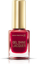 Max Factor Gel Shine Lacquer Nail Polish 50 Radiant Ruby Red burgundy Nail Polis