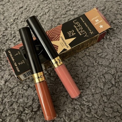 Max factor lipfinity 080 Starglow & 90 Starstruck