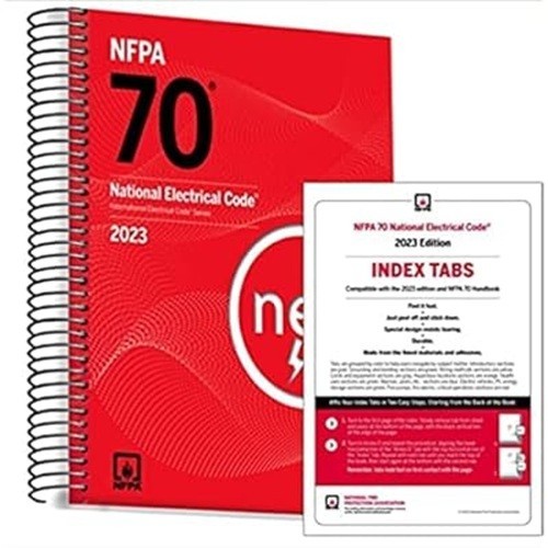 NFPA 70 National Electrical Code Spiral 2023 With Tabs NEC Code Book (US STOCK)