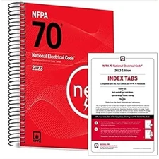 NFPA 70 National Electrical Code Spiral 2023 With Tabs NEC Code Book (US STOCK)