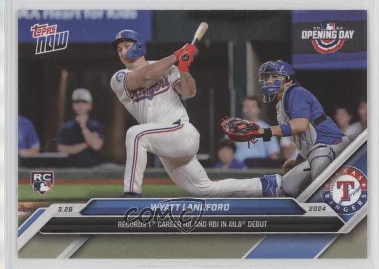 2024 Topps Now Opening Day /15326 Wyatt Langford #12 Rookie RC