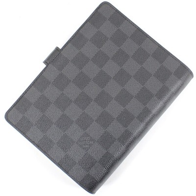 LOUIS VUITTON Agenda MM Notebook Cover Damier Graphite R20242 UNUSED
