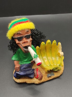BOB MARLEY RASTA JAMAICA CANE ORNAMENT GIFT
