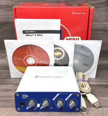 Digidesign Mbox 2 Mini USB Audio Interface mit Pro Tools Ignition Pack Originalverpackt