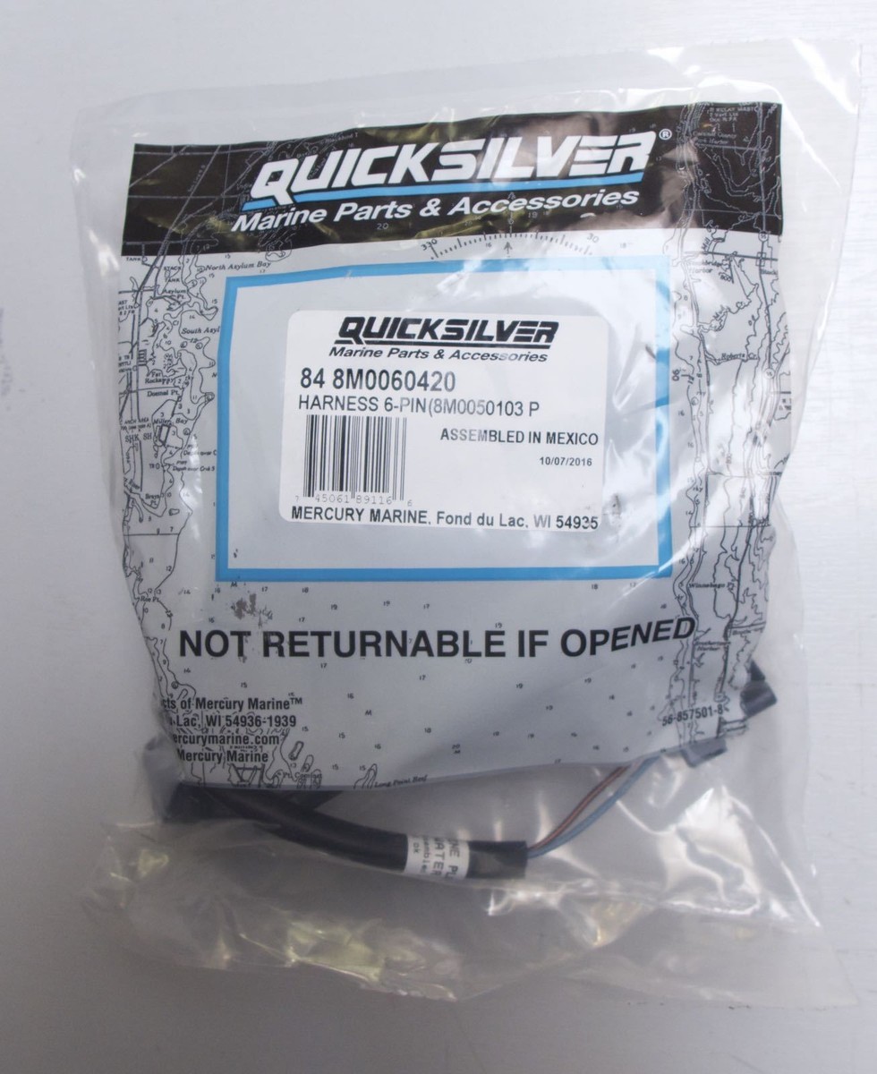 Mercury / Mariner 6-pin harness 84-8M0060420 (8M0050103) | eBay