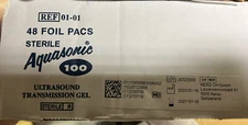 Aquasonic Ultrasound Transmission Gel Packs, 48 Foil Packs